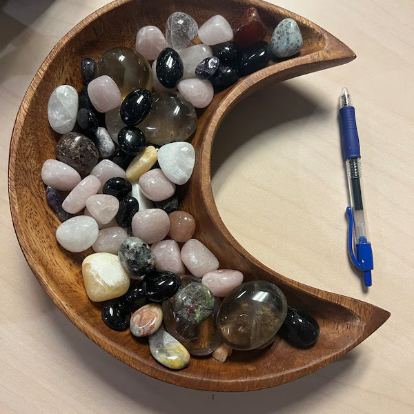Handmade Wooden Moon Bowls | Crescent Dough Bowls, Bulk Candle Containers & Gifts