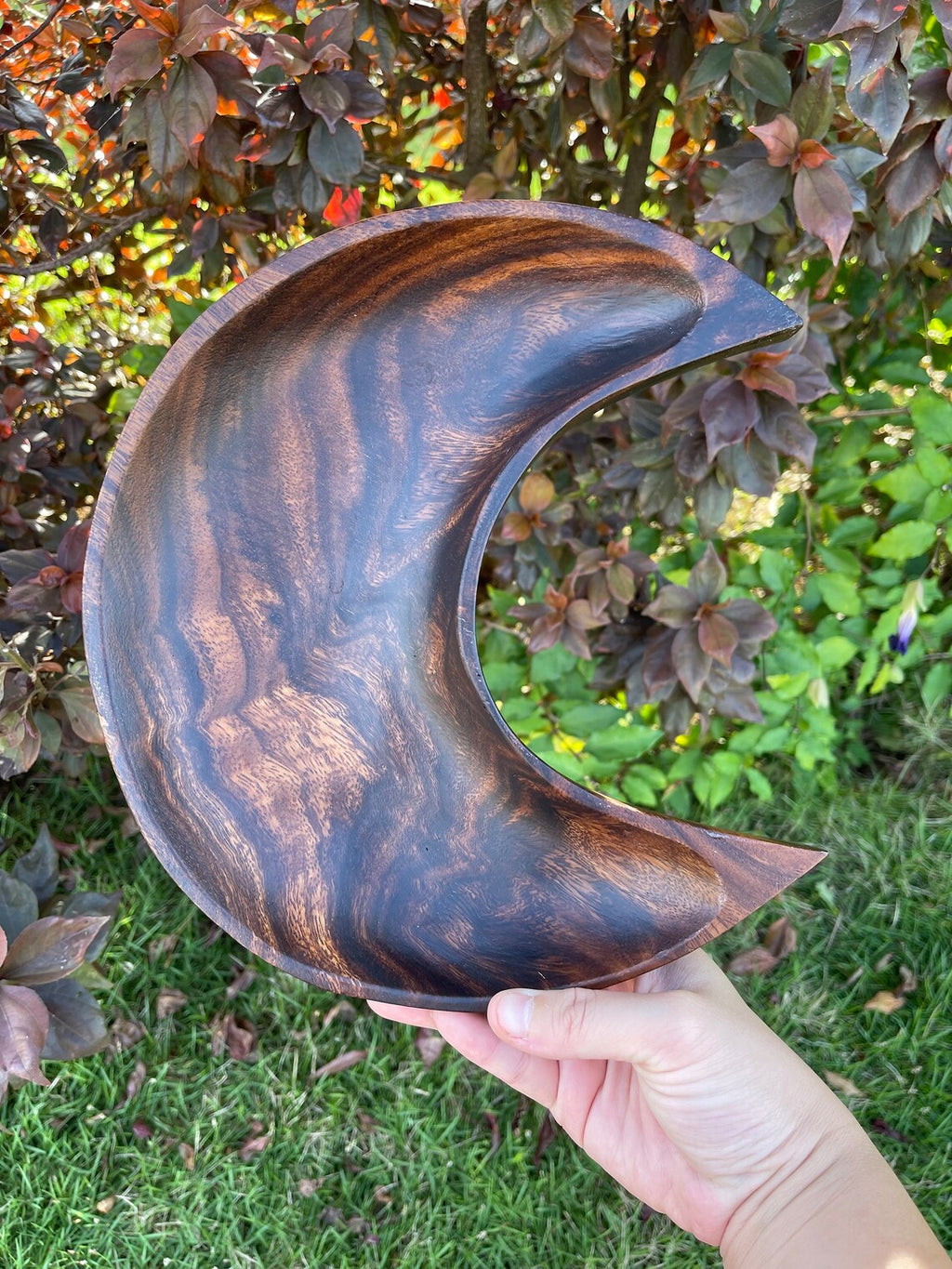 Handmade Wooden Moon Bowls | Crescent Dough Bowls, Bulk Candle Containers & Gifts