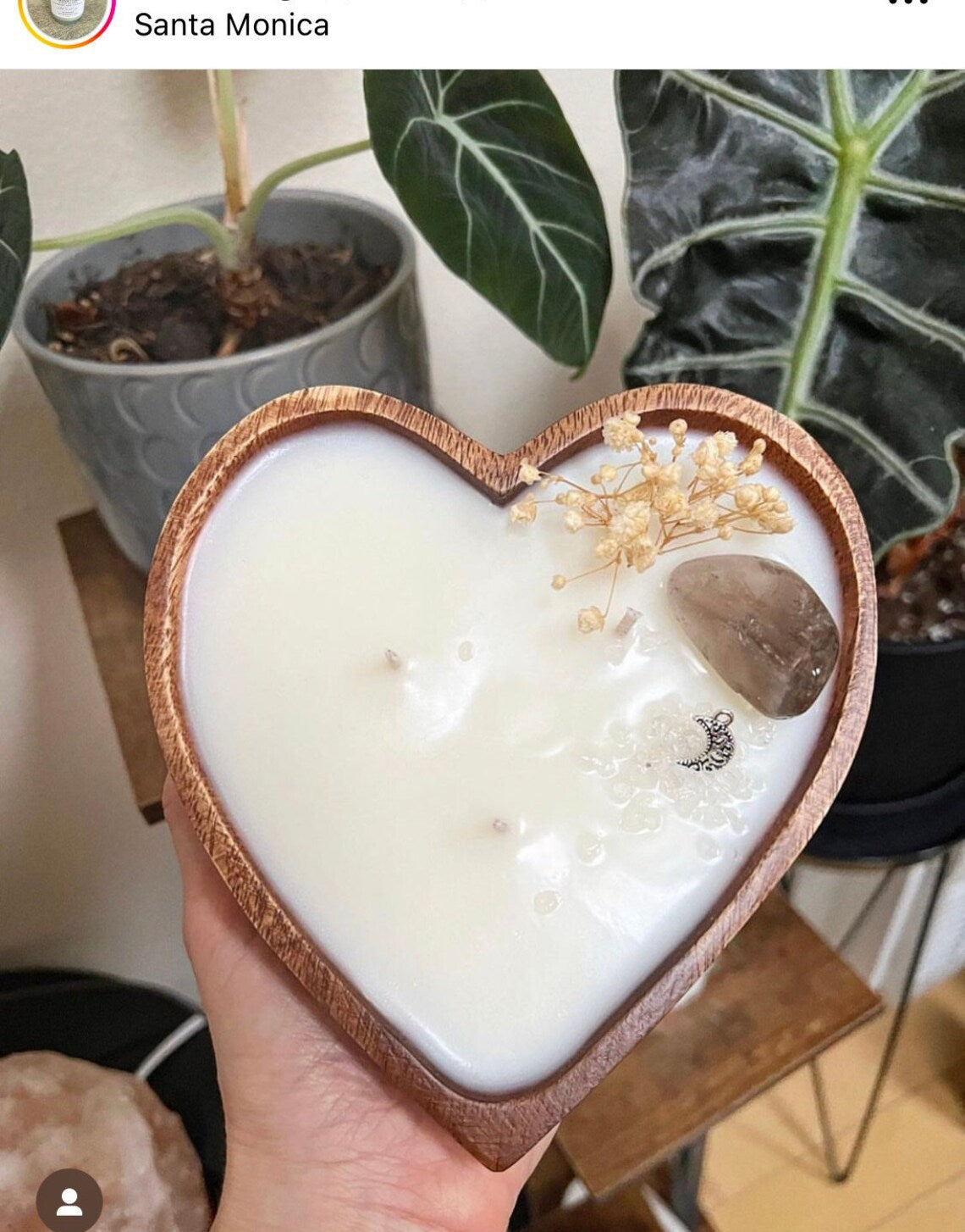 WHOLESALE Handmade Wooden Heart Bowls | 6x6"x2" Heart Candle Vessel Bowls, Valentines Gifts